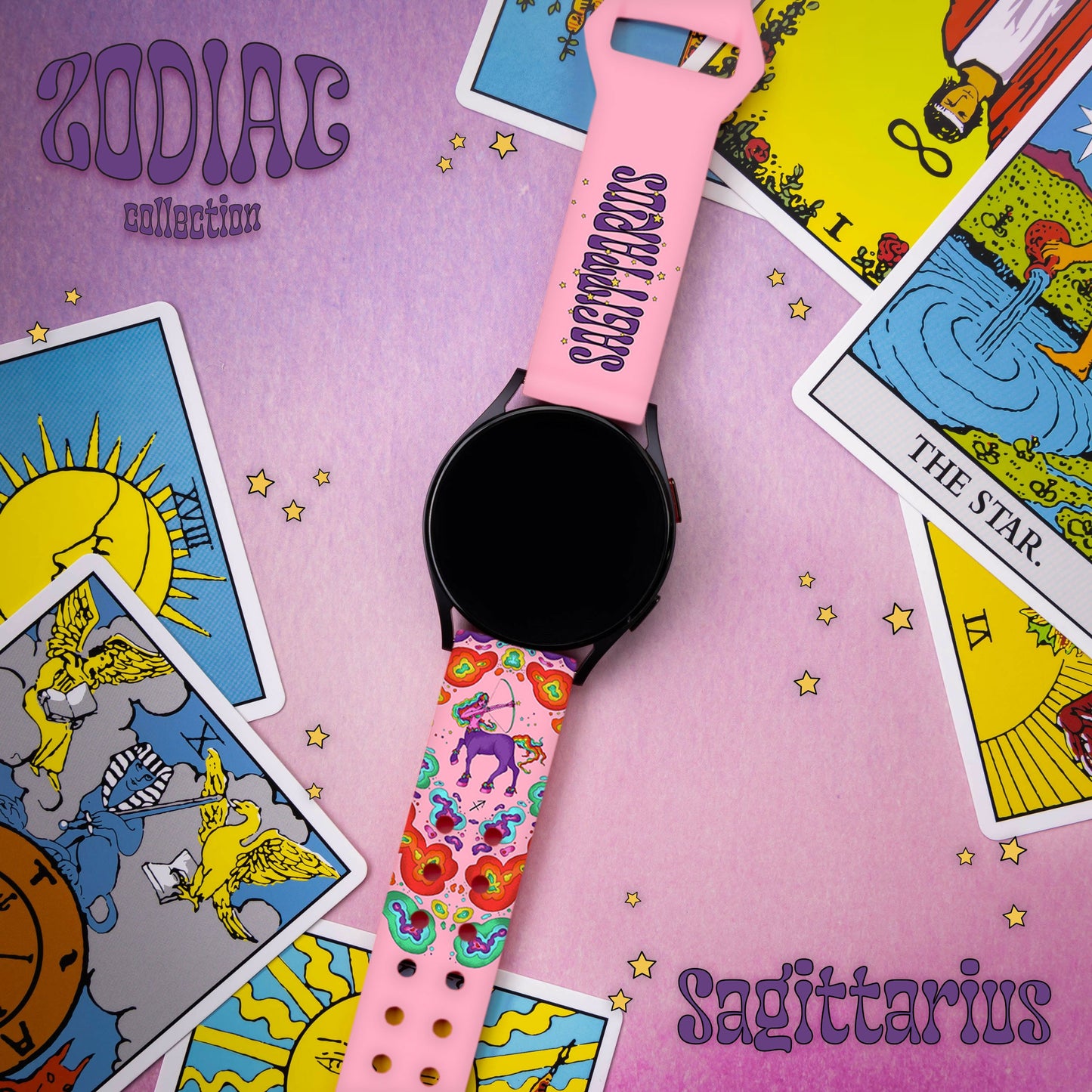 Zodiac Collection HD Watchband for Samsung, Garmin, Fossil, and More