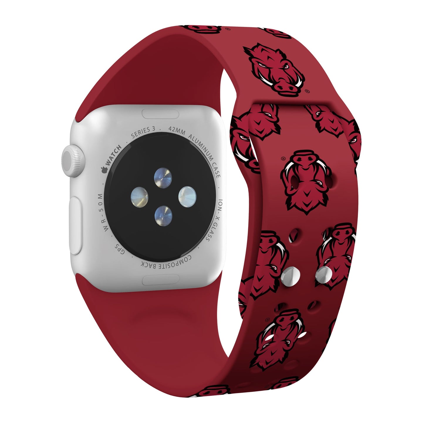 Arkansas Razorbacks HD Apple Watch Band