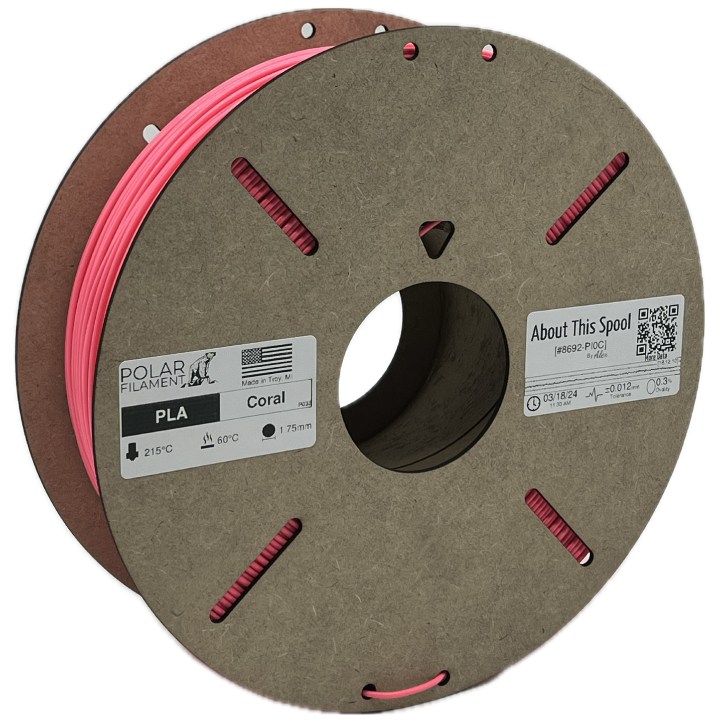 Coral PLA - 1kg 1.75mm