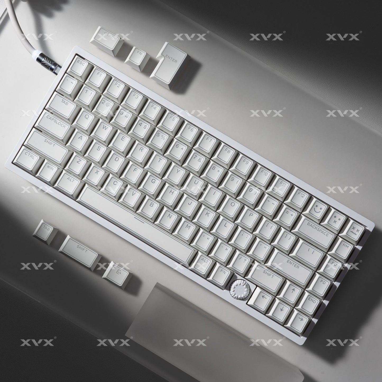 XVX PRISM Shine-Through Double shot Cherry Profile PBT Keycap Set 142-key