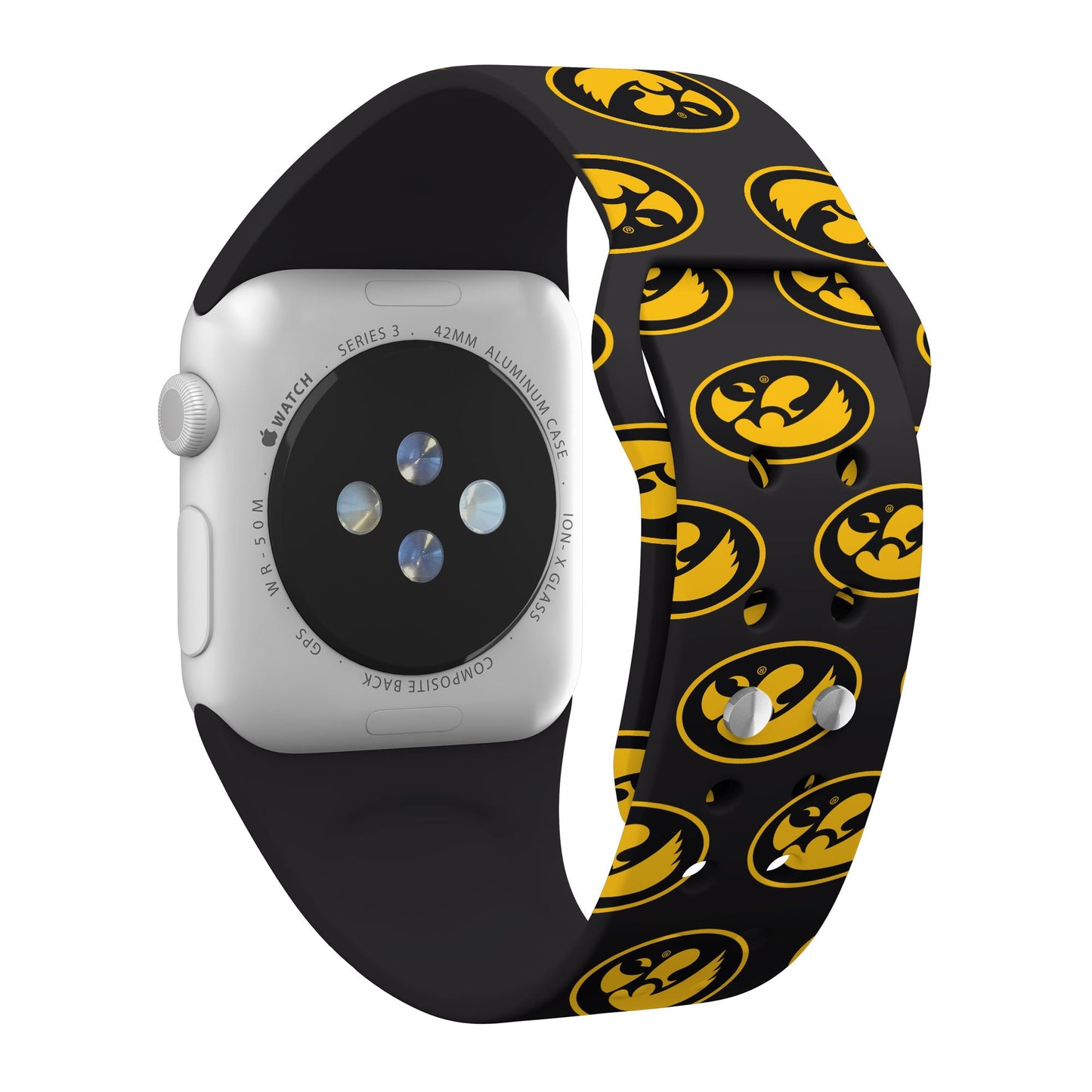 Iowa Hawkeyes HD Apple Watch Band