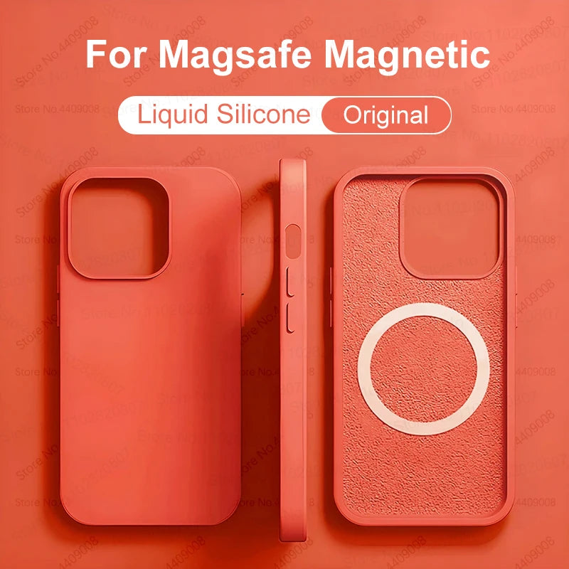 Premium Liquid Silicone Cover Case for iPhone