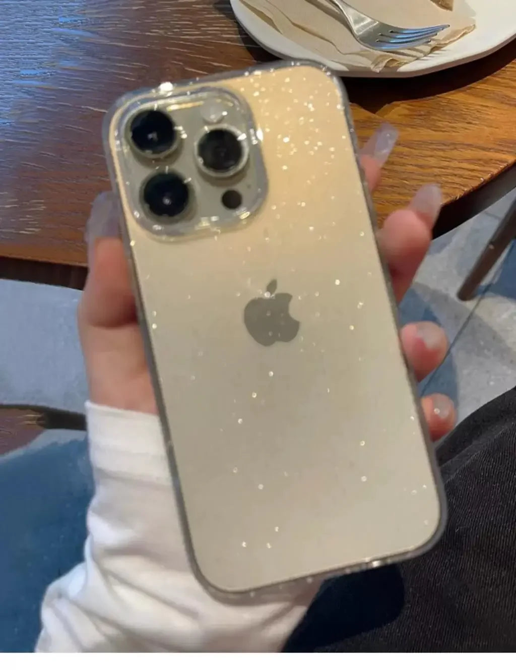 Elegant Glitter Clear Cases – Shockproof & Soft Silicone Cover for iPhone