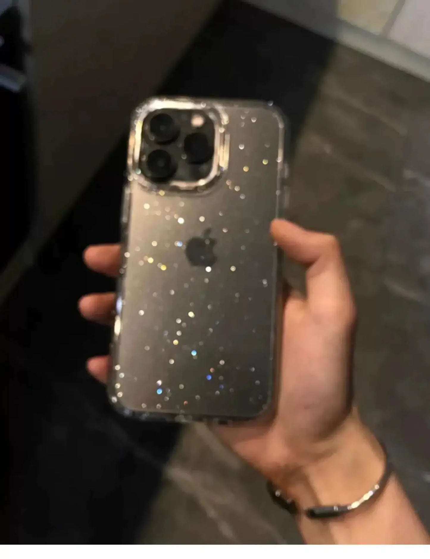 Elegant Glitter Clear Cases – Shockproof & Soft Silicone Cover for iPhone