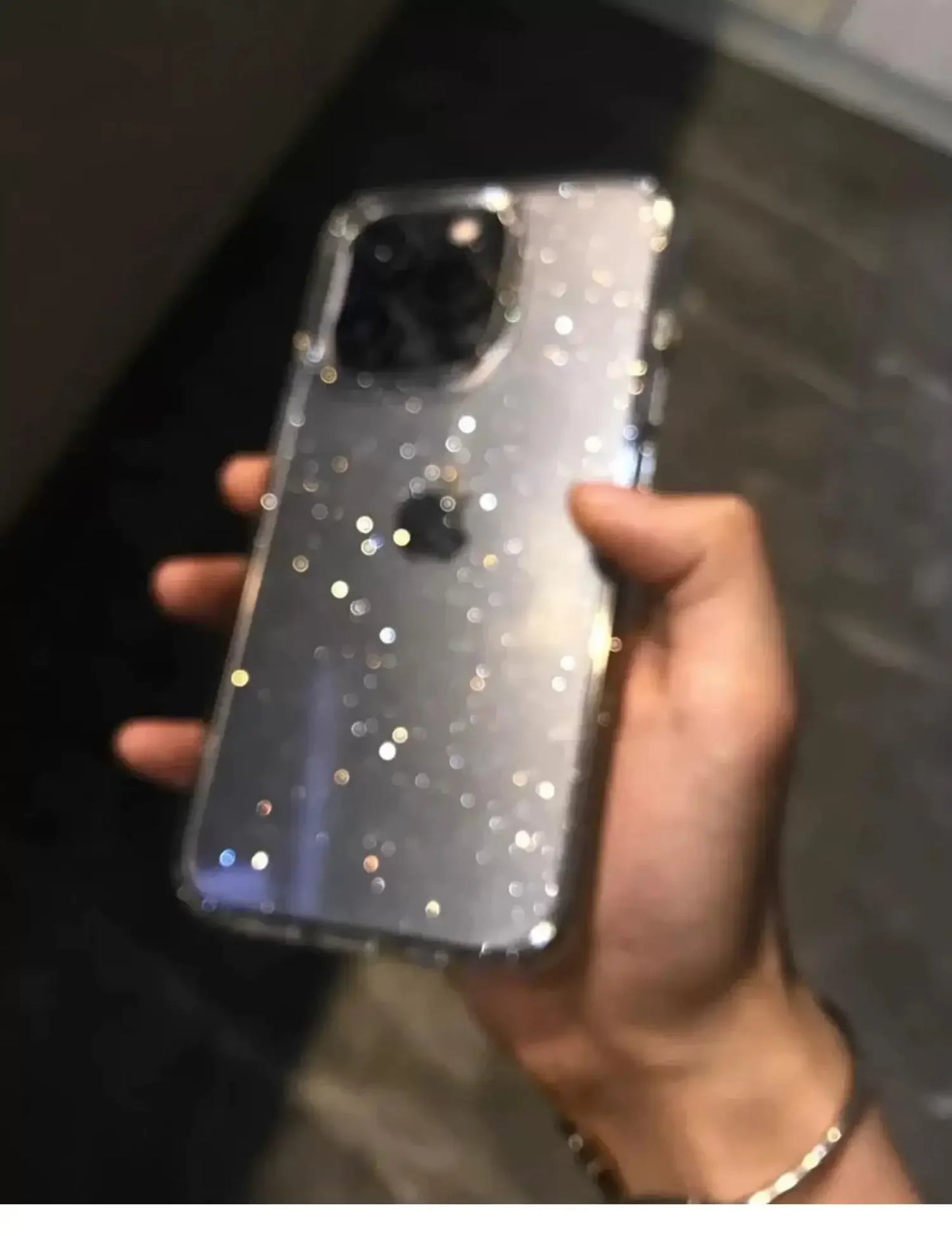 Elegant Glitter Clear Cases – Shockproof & Soft Silicone Cover for iPhone