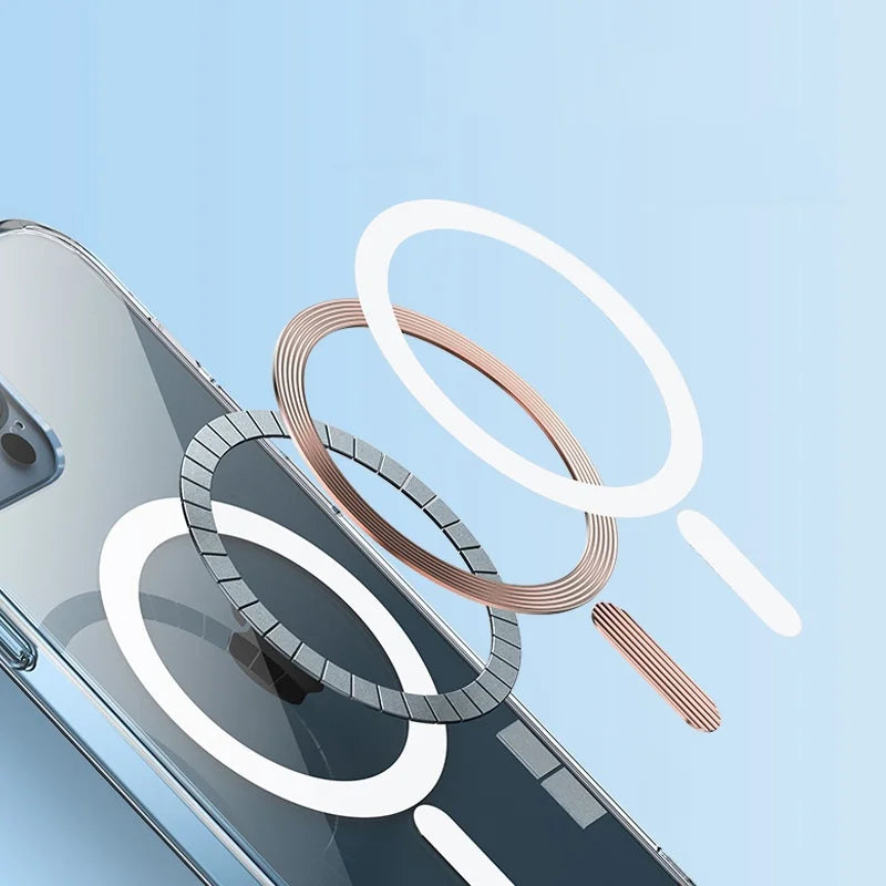 Luxury Acrylic Magnetic Case – Ultra Clear MagSafe Cover for iPhone