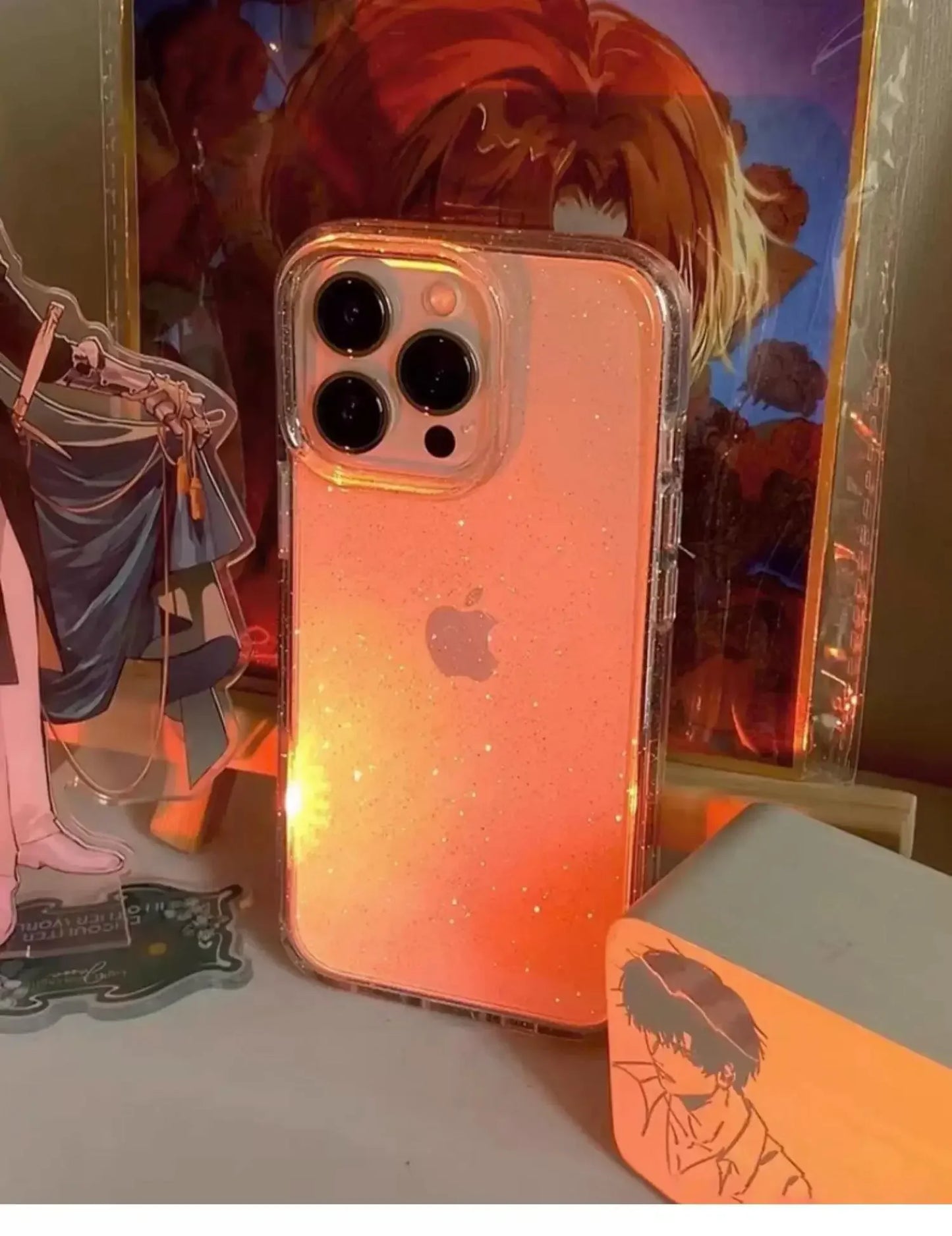 Elegant Glitter Clear Cases – Shockproof & Soft Silicone Cover for iPhone