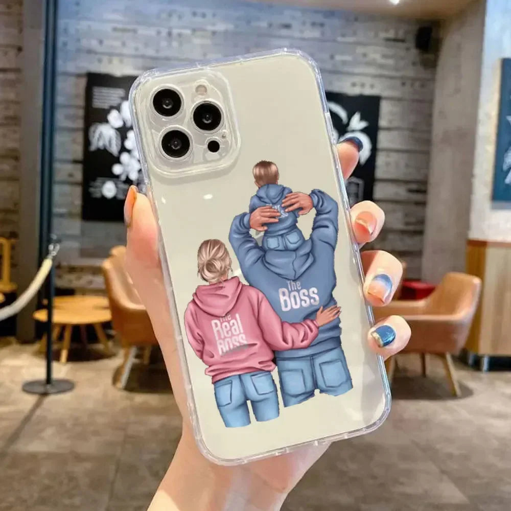 Super Mom And Super Dad Baby Family Phone Case