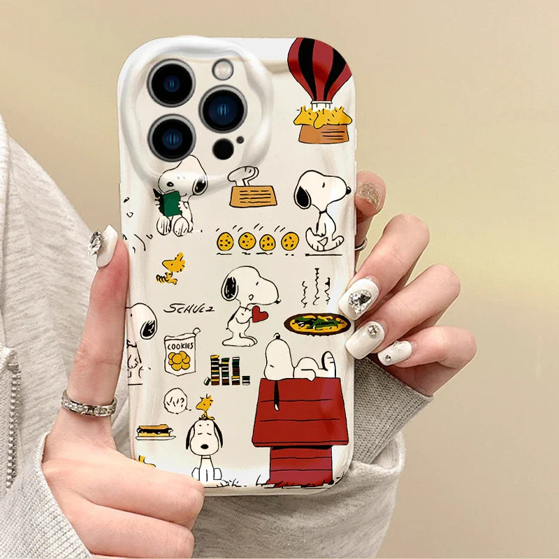 Fashion Snoopy Cute Cartoon Shockproof Phone Case