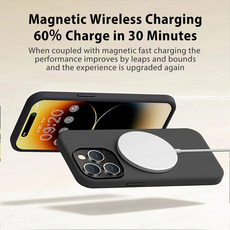 Premium Liquid Silicone Cover Case for iPhone