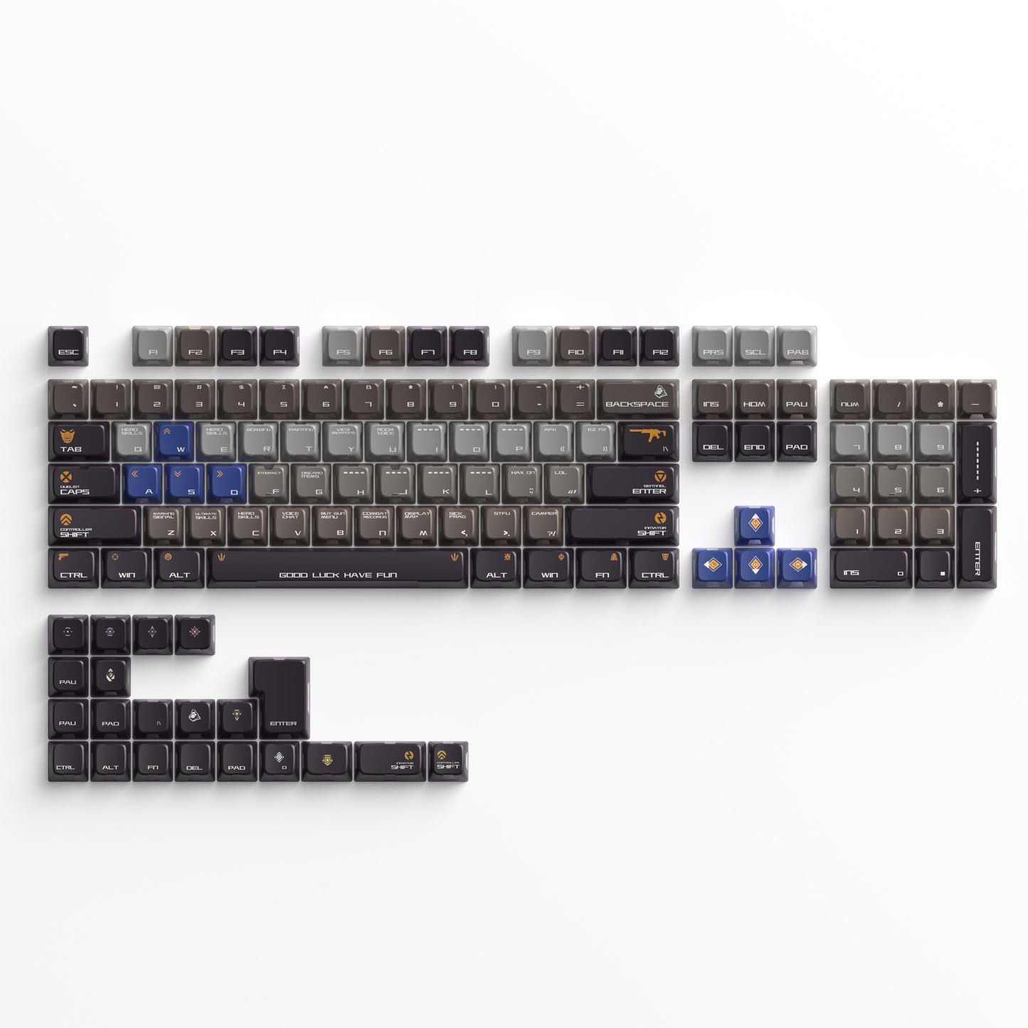 XVX Valorant Theme LIGHTHOUSE Profile Dye-sub PBT Keycap Set (125-Keys)