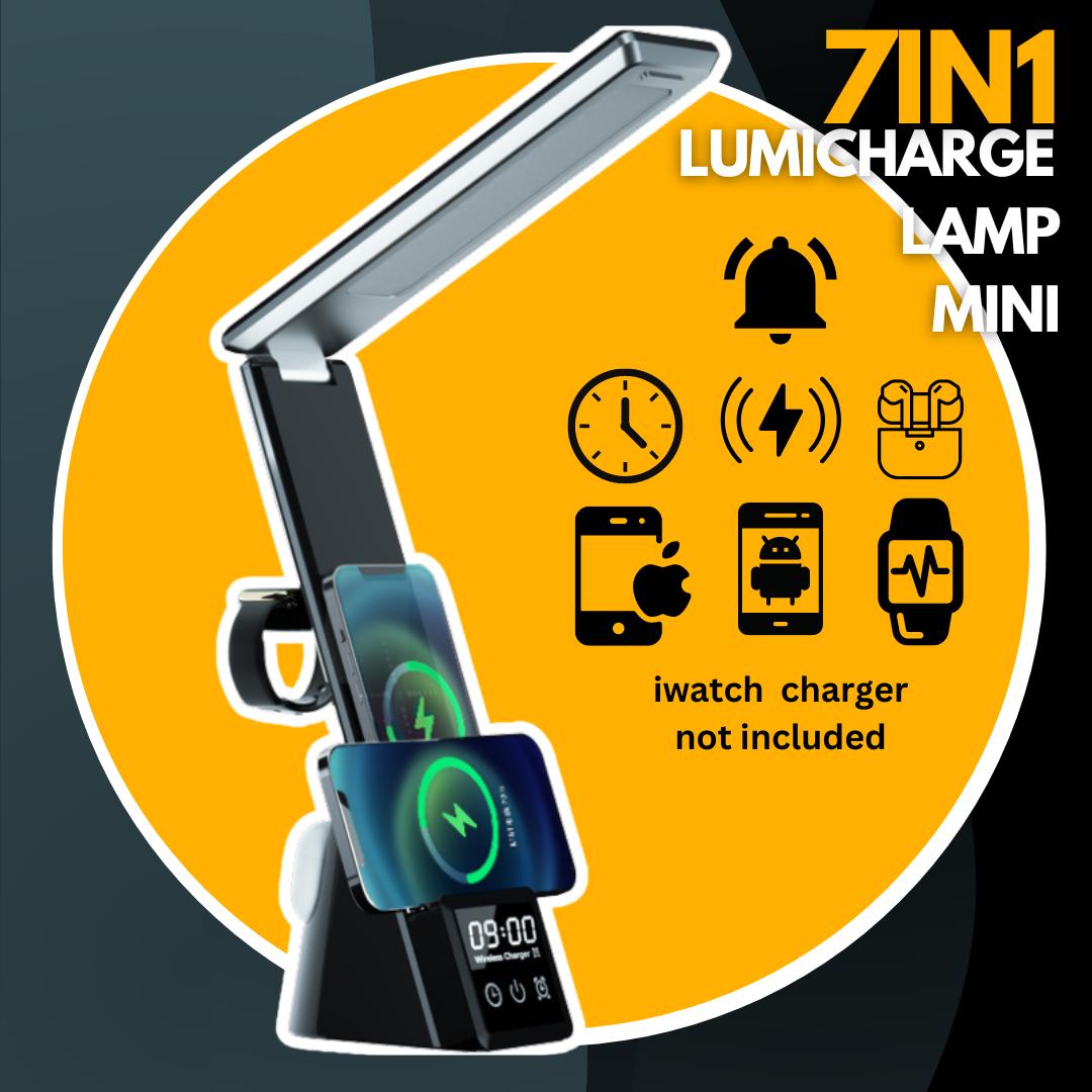 LumiCharge-Mini - 7 in 1 Multifunctional LED Desk Lamp with wireless charger