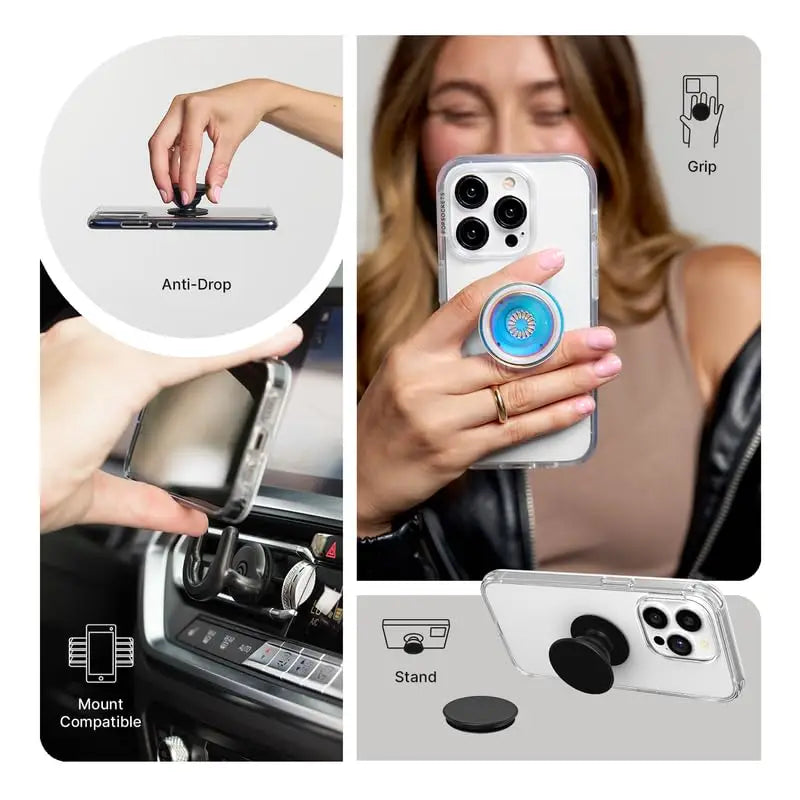 PopSockets Phone Grip with Expanding Kickstand, Adhesive Grip - Fawna