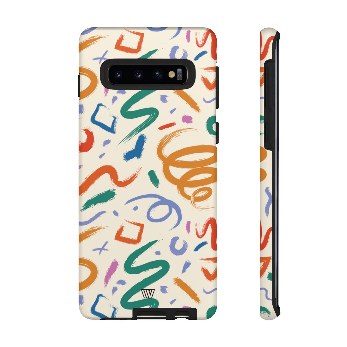 DOODLE BRUSH STROKES | Tough Phone Case