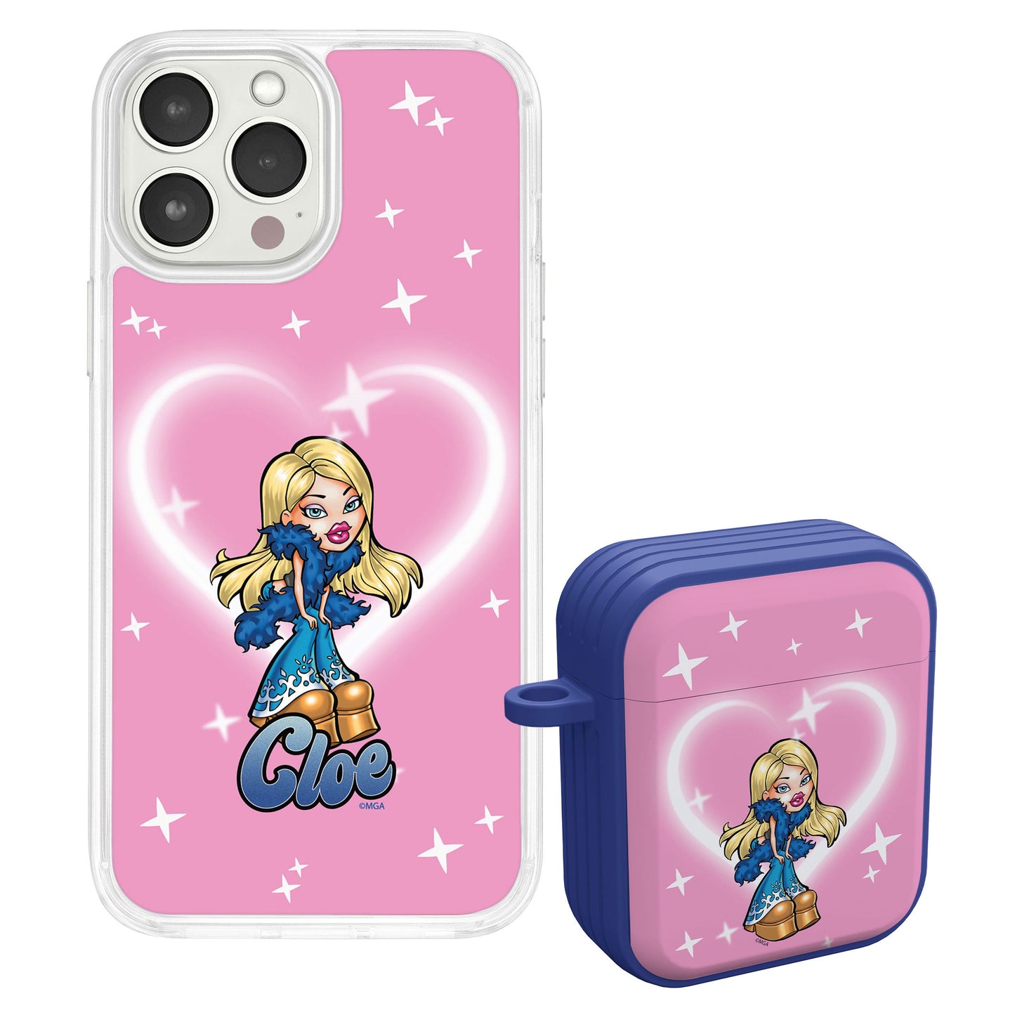 Bratz® Passion For Fashion HD Apple iPhone 12 Mag-Safe Phone Case and AirPods Gen 1 & 2 Combo Package