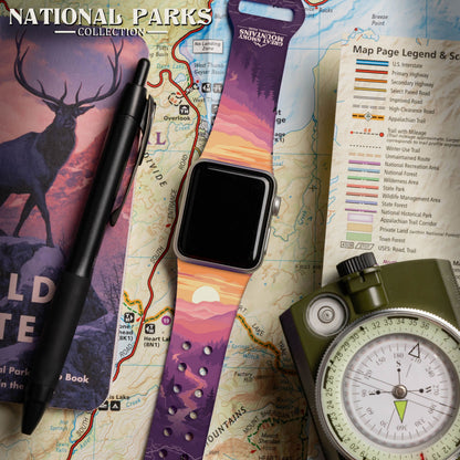 National Parks Great Smoky Mountains HD Apple Watch Band