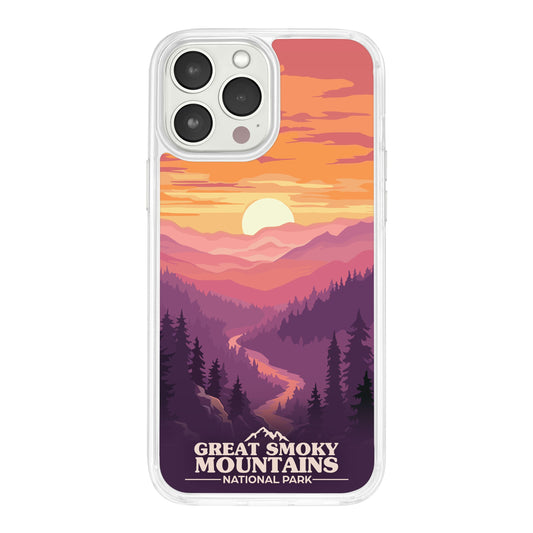 National Parks Great Smoky Mountains HD Apple iPhone 12 Series Mag-Safe Phone Case