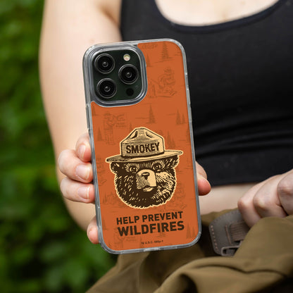Smokey Bear Classic HD Apple iPhone 15 Series Mag-Safe Phone Case