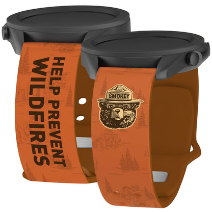 Smokey Bear Classic HD  Watchband for Samsung, Garmin, Fossil, and More