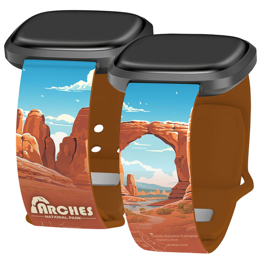 National Parks Arches HD Fitbit Versa 3 & Sense 1 Watch Band
