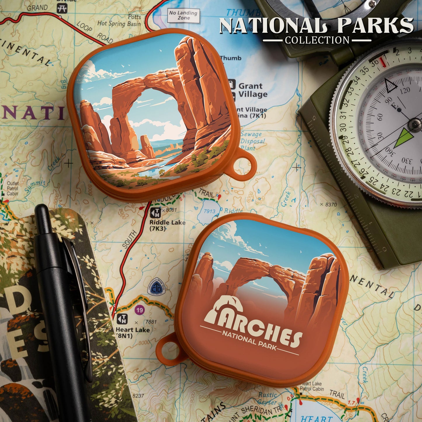 National Parks Arches HDX Samsung Galaxy Buds Pro & Buds Live Case Cover