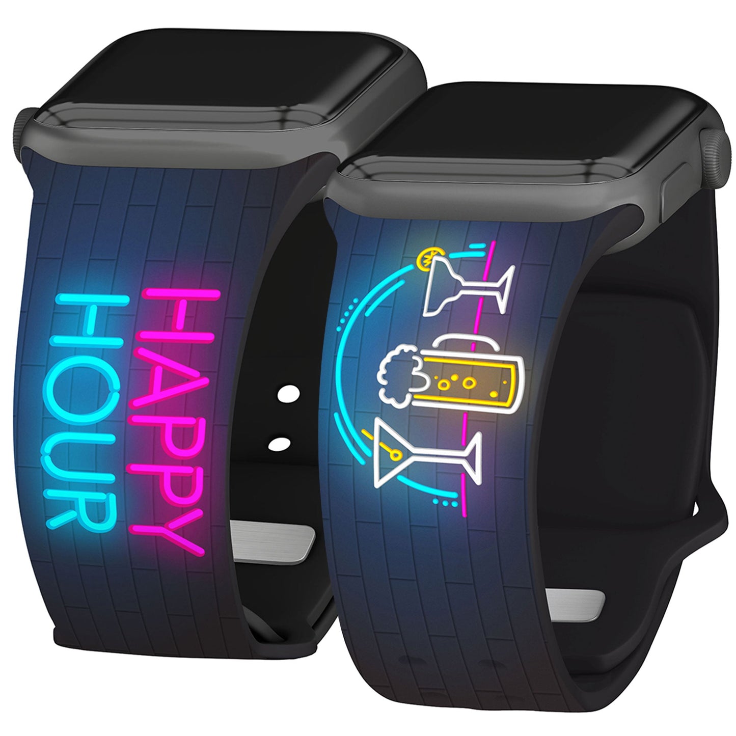 Wine, Beer, & Booze HD Apple Watch Band
