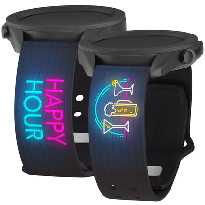 Wine, Beer, & Booze HD  Watchband for Samsung, Garmin, Fossil, and More
