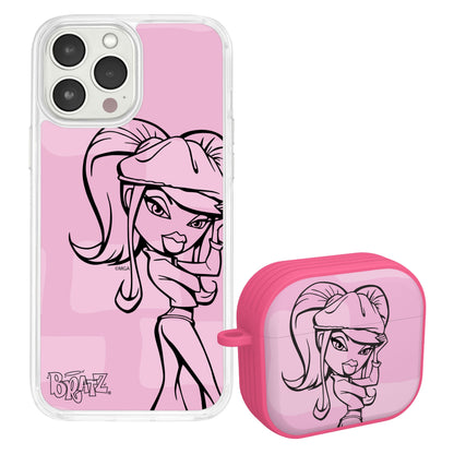Bratz® Passion For Fashion HD Apple iPhone 13 Mag-Safe Phone Case and AirPods Gen 3 Combo Package
