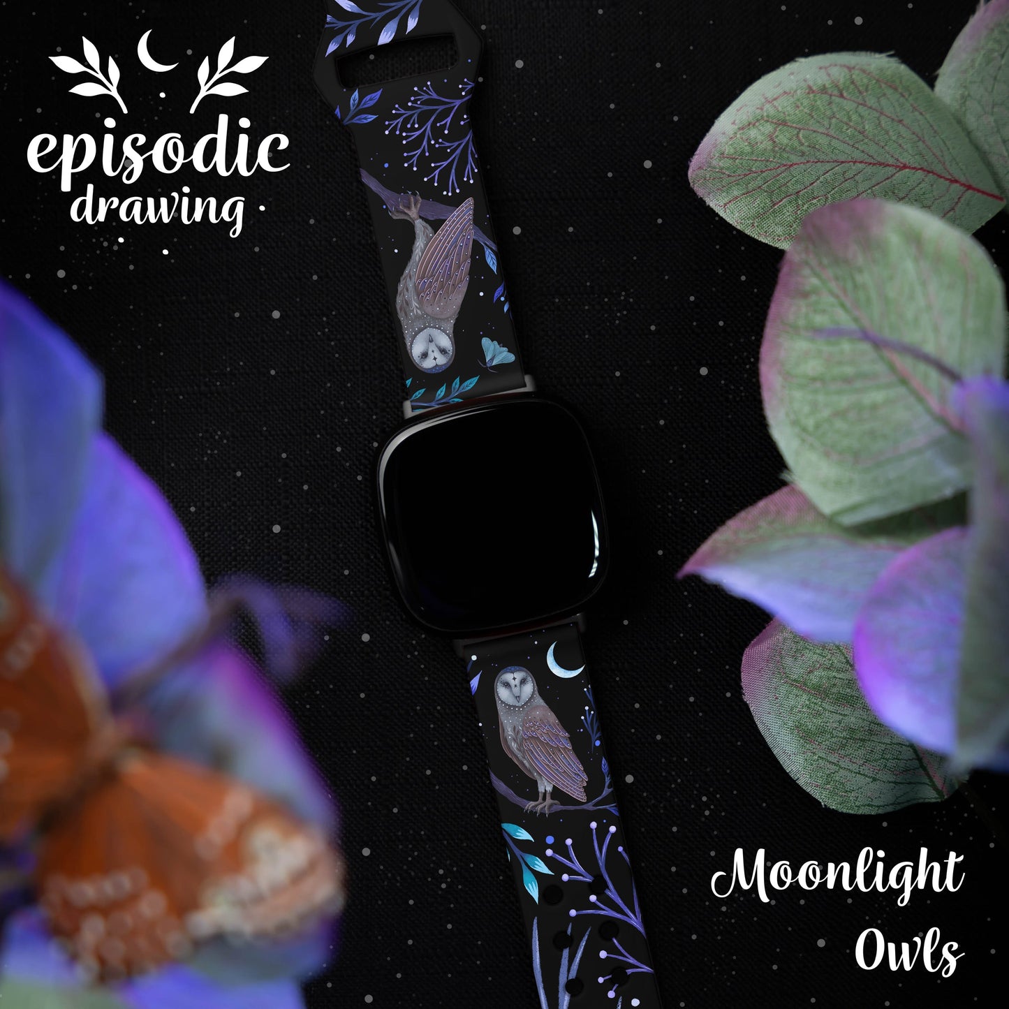 Episodic Drawing Enchanted Collection HD Fitbit Versa 3 & Sense 1 Watch Band