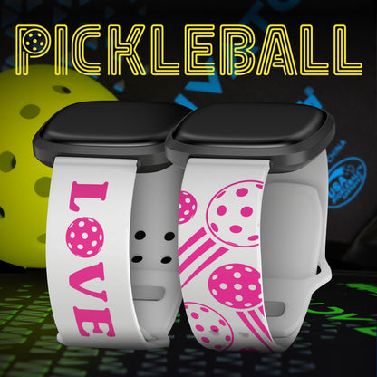 Pickleball Brights HD Fitbit Versa 3 & Sense 1 Watch Band