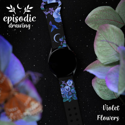 Episodic Drawing Enchanted Collection HD  Watchband for Samsung, Garmin, Fossil, and More