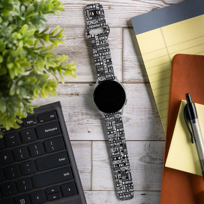 Law Enforcement HD Watchband for Samsung, Garmin, Fossil, and More for Samsung, Garmin, Fossil, and More