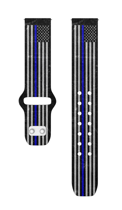 Law Enforcement HD Watchband for Samsung, Garmin, Fossil, and More for Samsung, Garmin, Fossil, and More