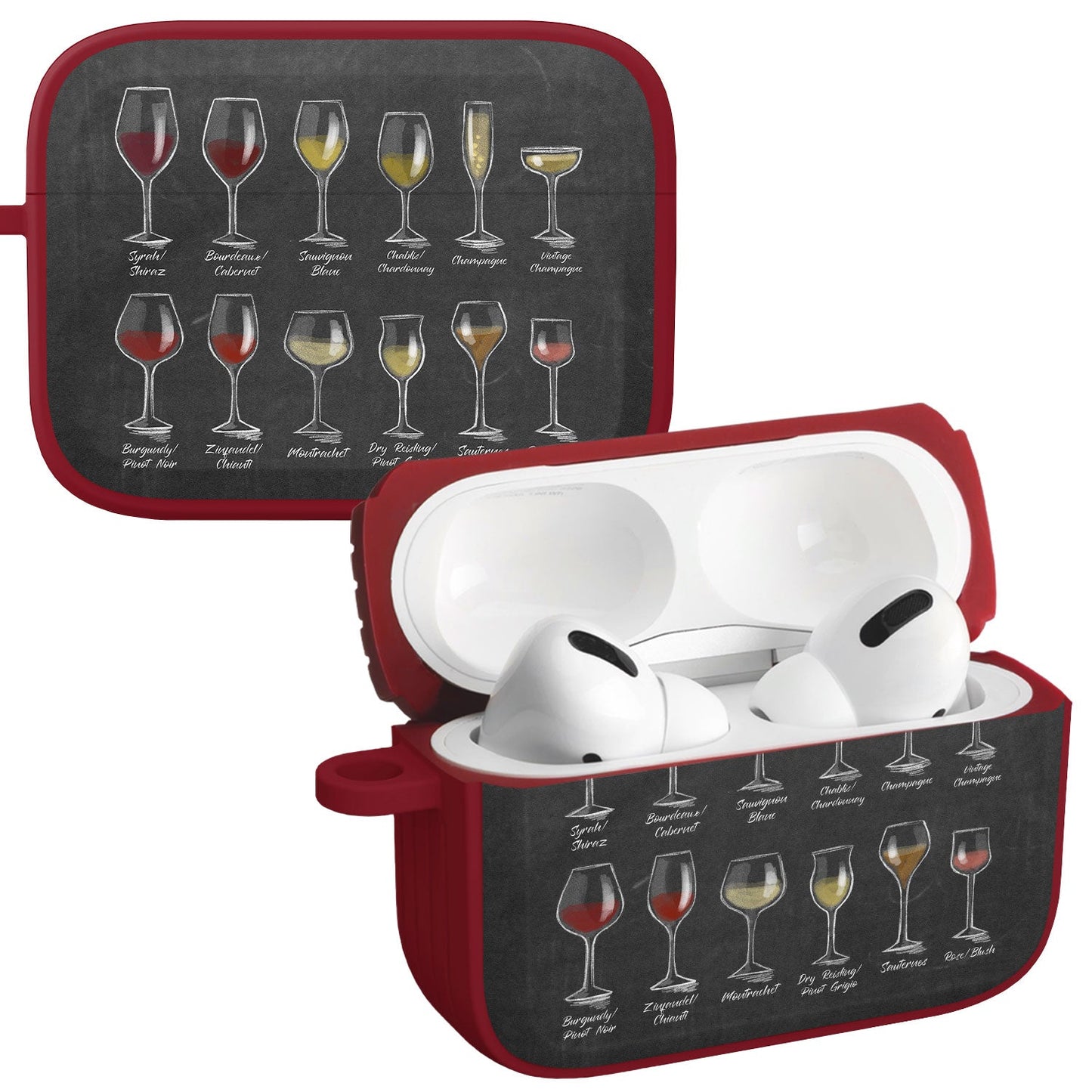 Wine, Beer, & Booze HDX Apple AirPods Pro 1 & 2 Case Cover