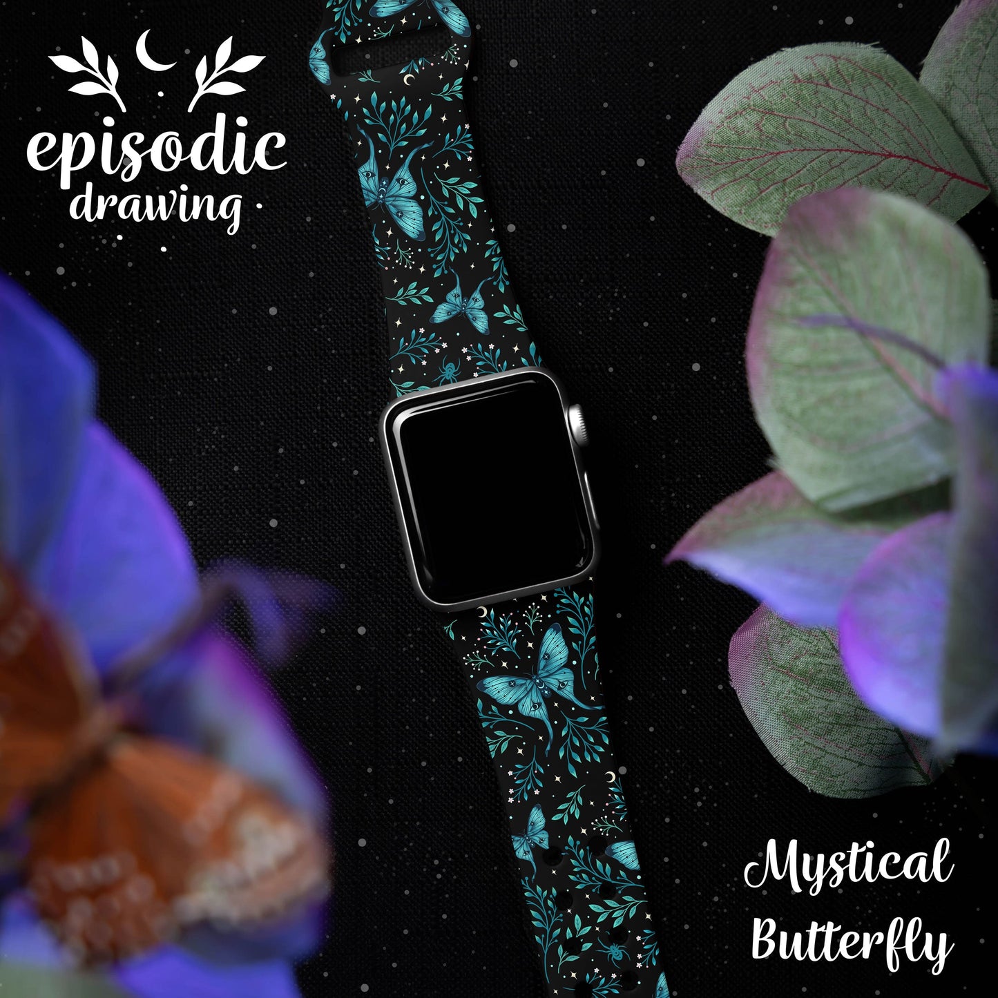 Episodic Drawing Enchanted Collection HD Apple Watch Band
