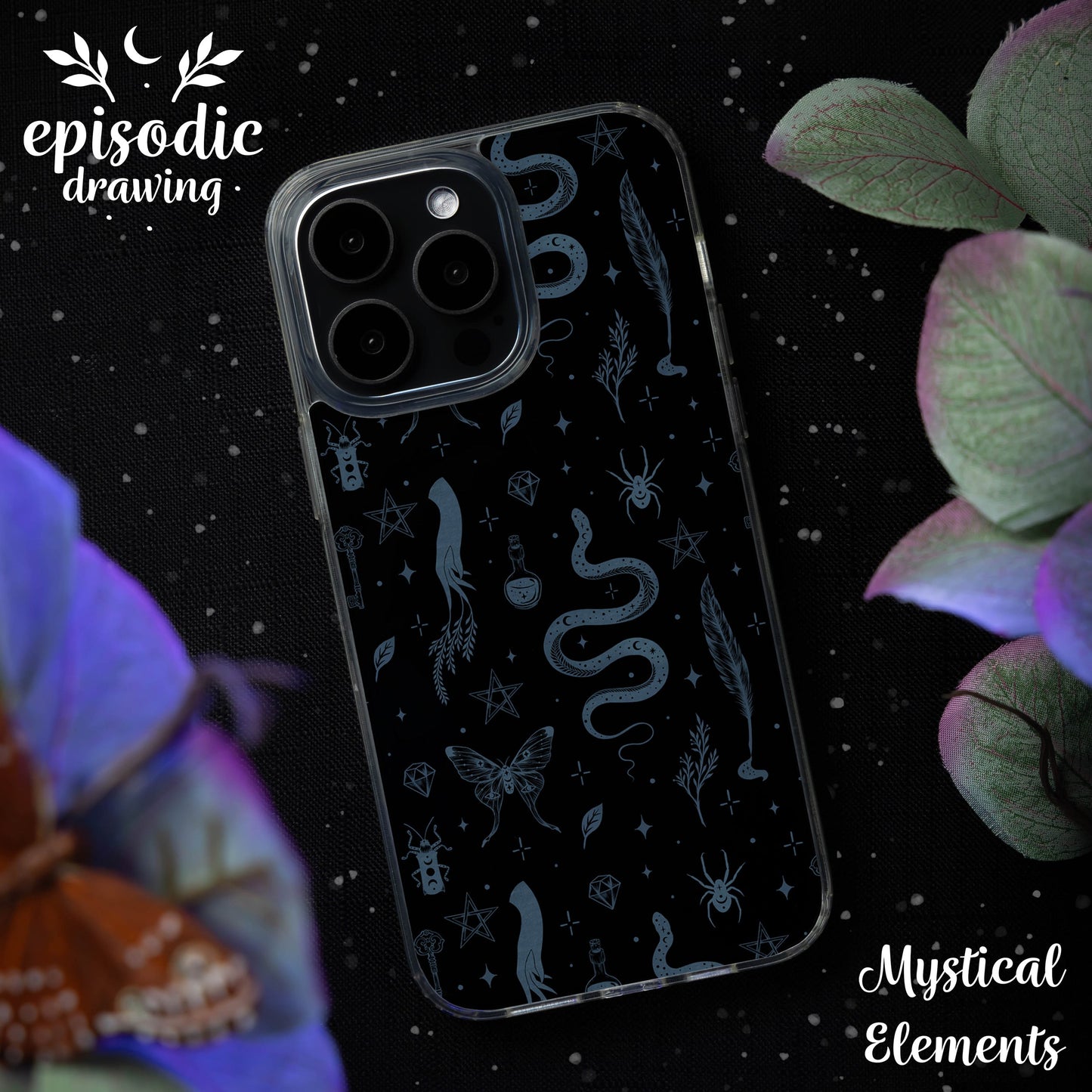 Episodic Drawing Enchanted Collection HD Apple iPhone 15 Series Mag-Safe Phone Case