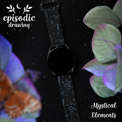 Episodic Drawing Enchanted Collection HD  Watchband for Samsung, Garmin, Fossil, and More