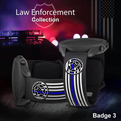 Law Enforcement HD Watchband for Samsung, Garmin, Fossil, and More for Samsung, Garmin, Fossil, and More