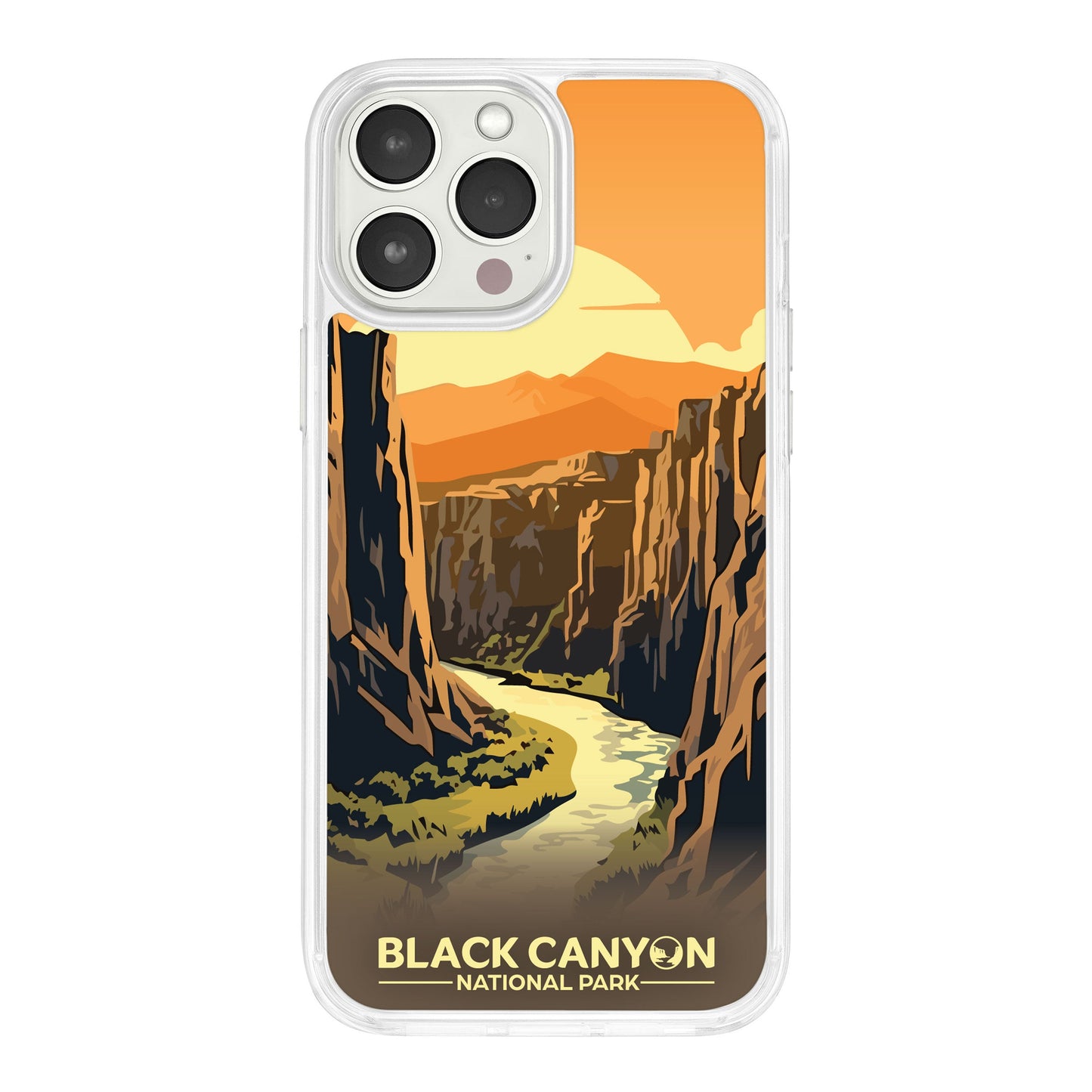 National Parks Black Canyon HD Apple iPhone 12 Series Mag-Safe Phone Case