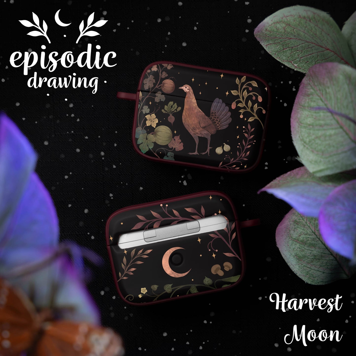 Episodic Drawing Enchanted Collection HDX Apple AirPods Pro 1 & 2 Case Cover
