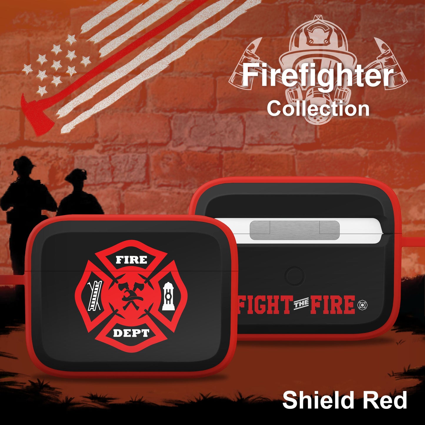 Firefighter HDX Apple AirPods Pro 1 & 2 Case Cover
