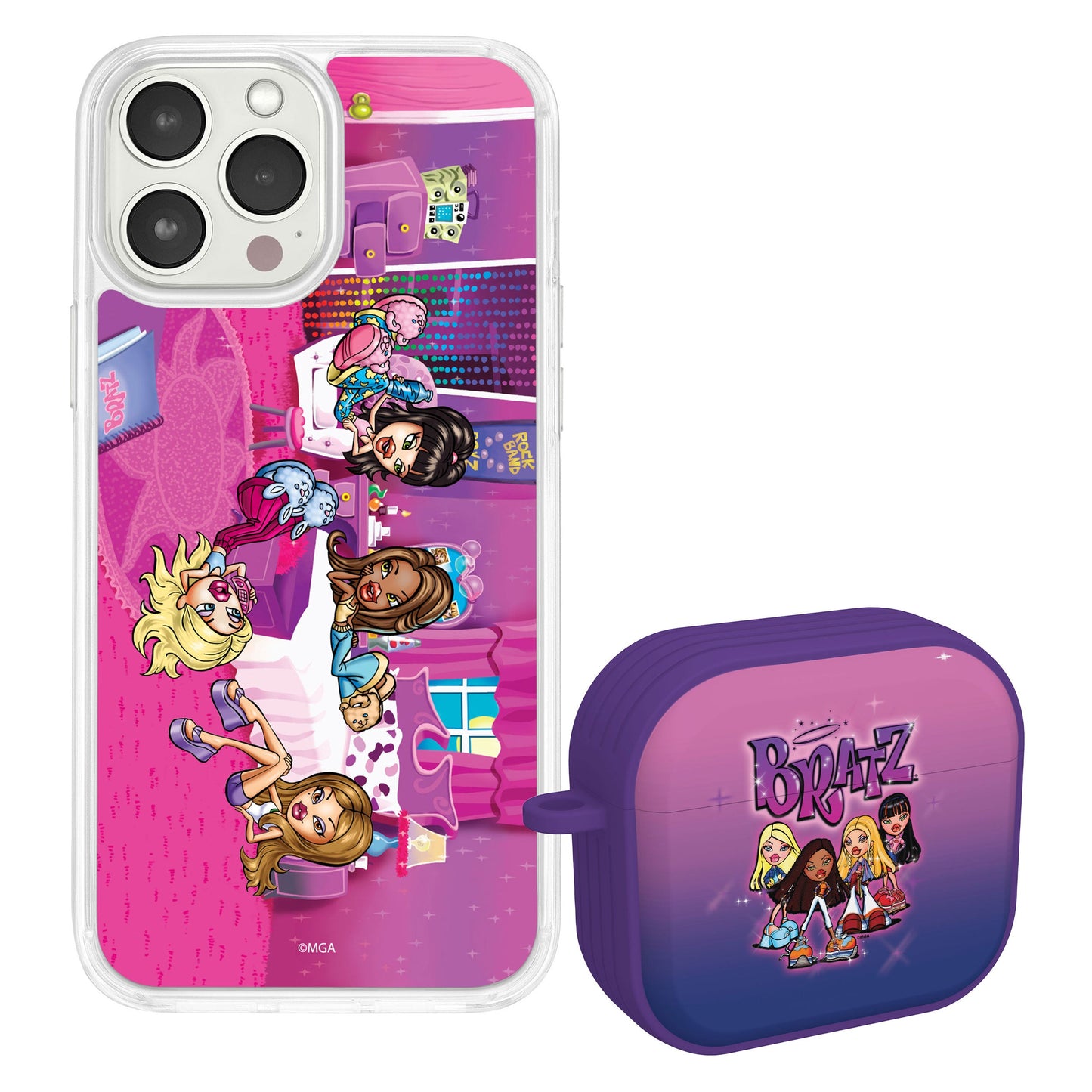Bratz® Classic HD Apple iPhone 15 Mag-Safe Phone Case and AirPods Gen 3 Combo Package
