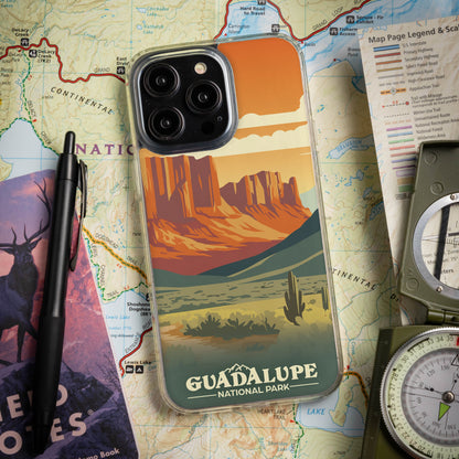 National Parks Guadalupe HD Apple iPhone 14 Series Mag-Safe Phone Case