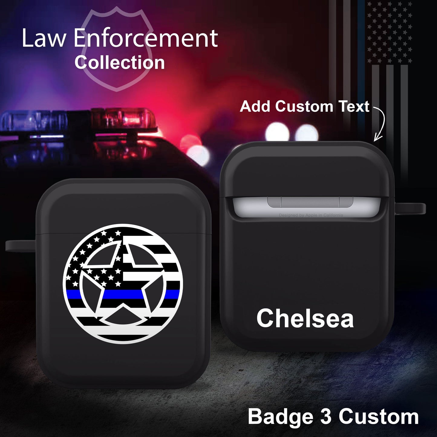 Law Enforcement HDX Apple AirPods Gen 1 & 2 Case Cover