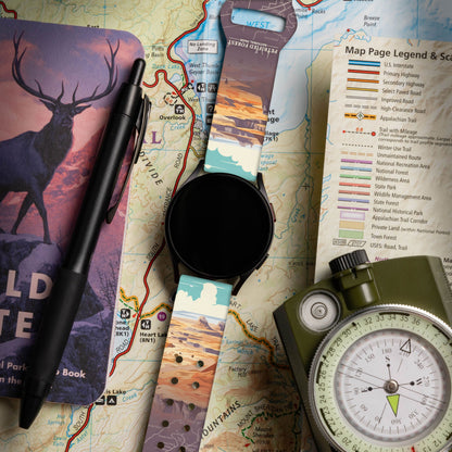 National Parks Petrified Forest HD  Watchband for Samsung, Garmin, Fossil, and More