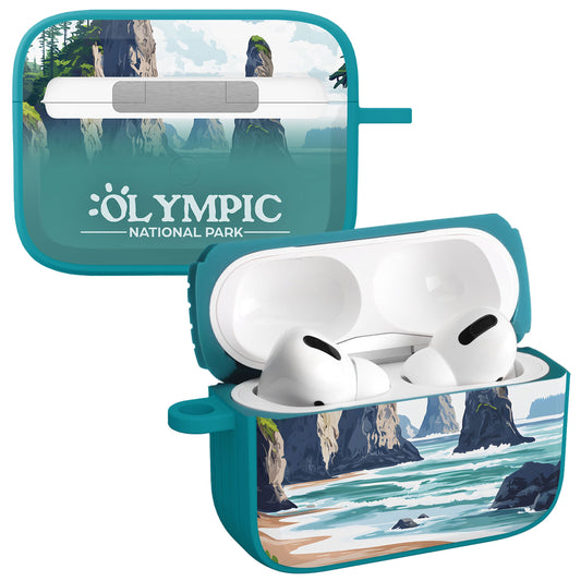 National Parks Olympic HDX Apple Airpods Pro 1 & 2 Case Cover