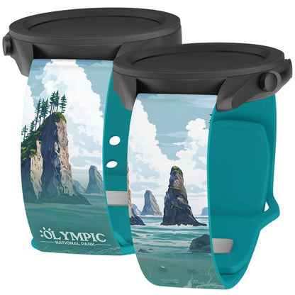 National Parks Olympic HD  Watchband for Samsung, Garmin, Fossil, and More