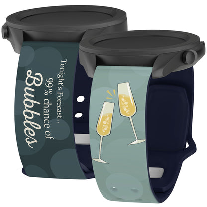 Wine, Beer, & Booze HD  Watchband for Samsung, Garmin, Fossil, and More