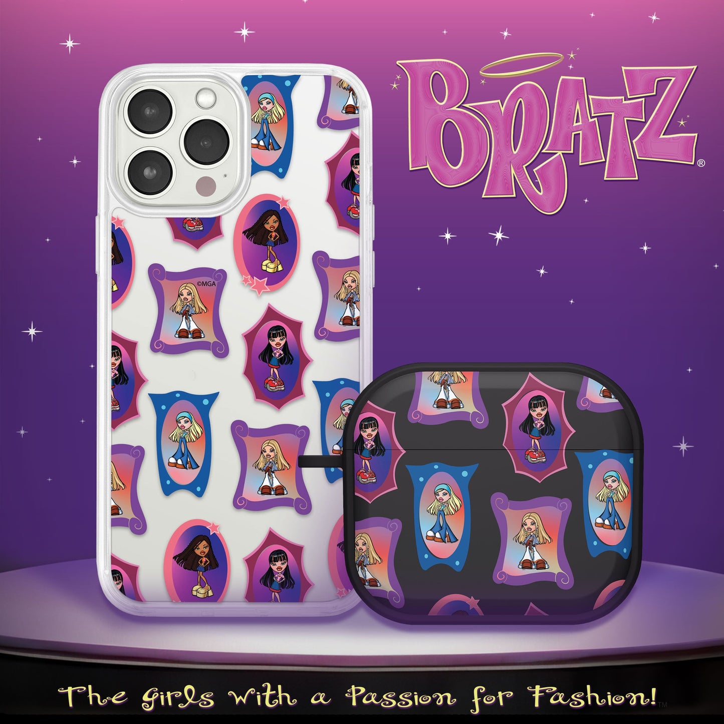Bratz® Classic HD Apple iPhone 15 Mag-Safe Phone Case and AirPods Gen 3 Combo Package