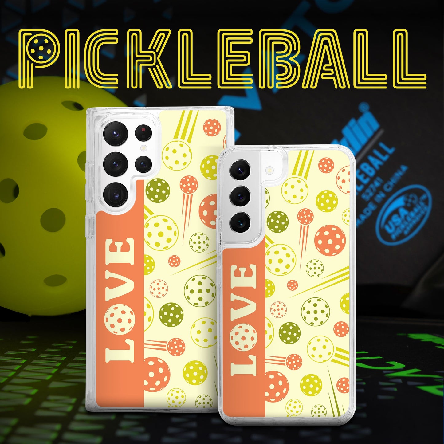 Pickleball HD Samsung Galaxy S22 Phone Case
